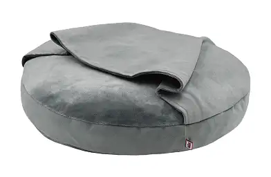 ZOOexpress «CITY» лежанка-карман круглая для кошек и собак, серая