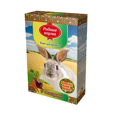 Родные корма Сухой корм для кроликов Овощи